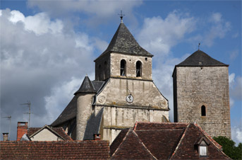 Eglise Saint Georges et la tour de Floirac Lot